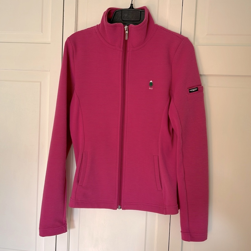 Straight Down XS Pink Zip Front Jacket
